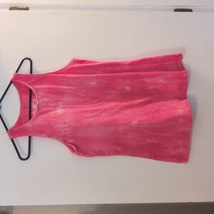 Torrid Pink Tie-dyed Tank